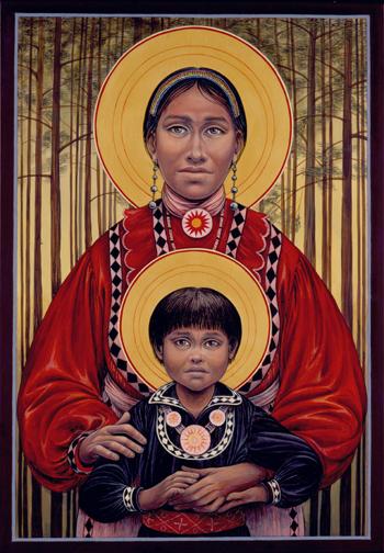 Choctaw Madonna and Child