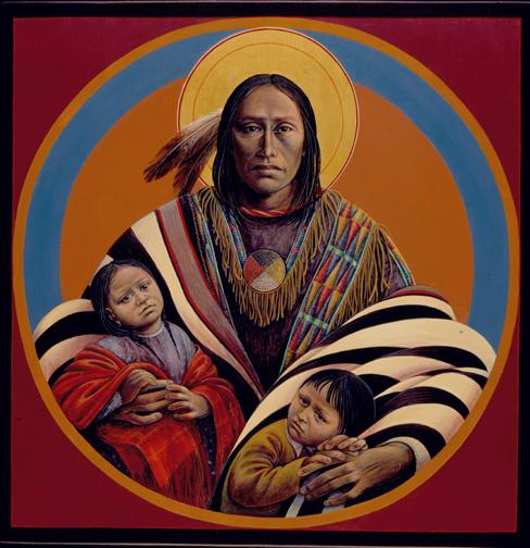 Lakota Jesus & Children
