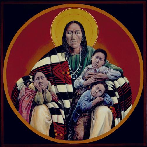 Navajo Jesus and Children
