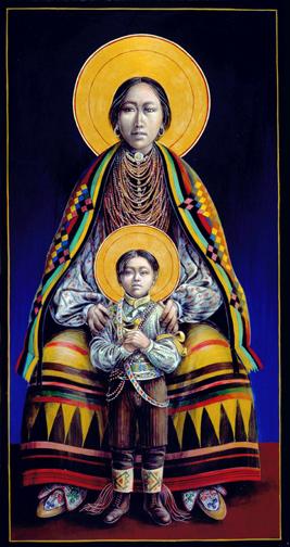 Seminole Madonna and Child