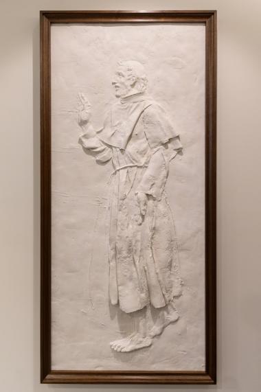 St. Francis Receiving the Stigmata Bas-relief 