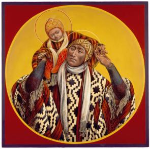 Bolivian St. Christopher & Child Jesus
