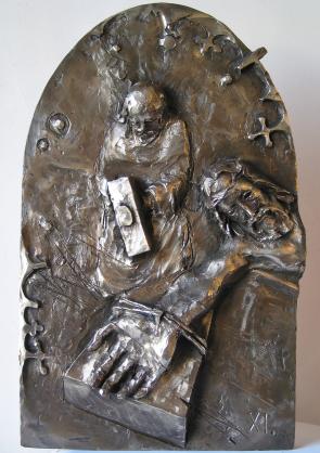 Bronze Stations of the Cross 11