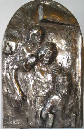 Bronze Stations of the Cross 13