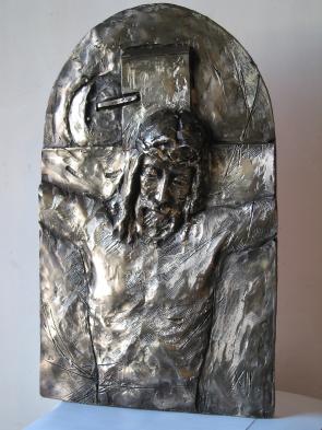 Bronze Stations of the Cross 12