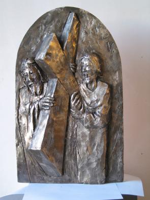 Bronze Stations of the Cross 05